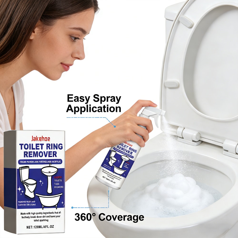 Advanced Toilet Foam Cleaner Toilet Stain Remover Deep Clean Odor Control Descaling Formula 2