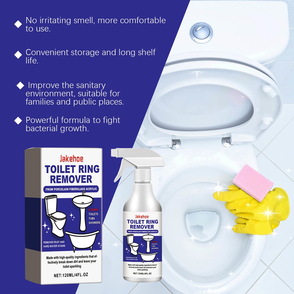 Advanced Toilet Foam Cleaner Toilet Stain Remover Deep Clean Odor Control Descaling Formula 3
