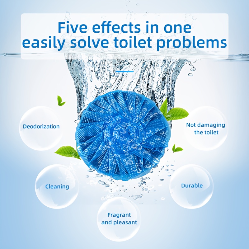 Pack Easy Use Toilet Bowl Cleaner Tablets with Powerful Stain Fighting & Long Lasting Fresh Scent