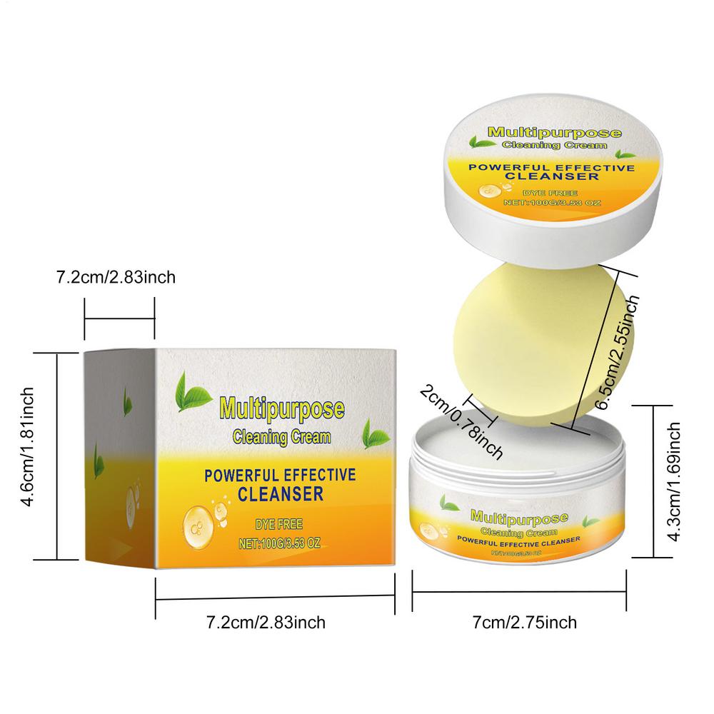Powerful Multipurpose Cleaner Cream Kitchen & Bathroom Stain Remover