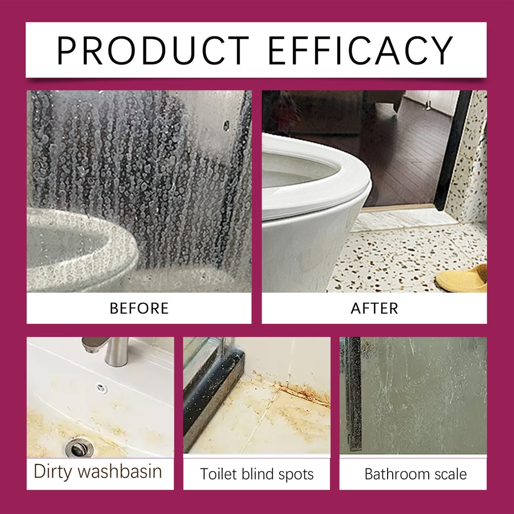 Powerful Bathroom Descaler Spray Limescale Remover Stubborn Stain Cleaner 3