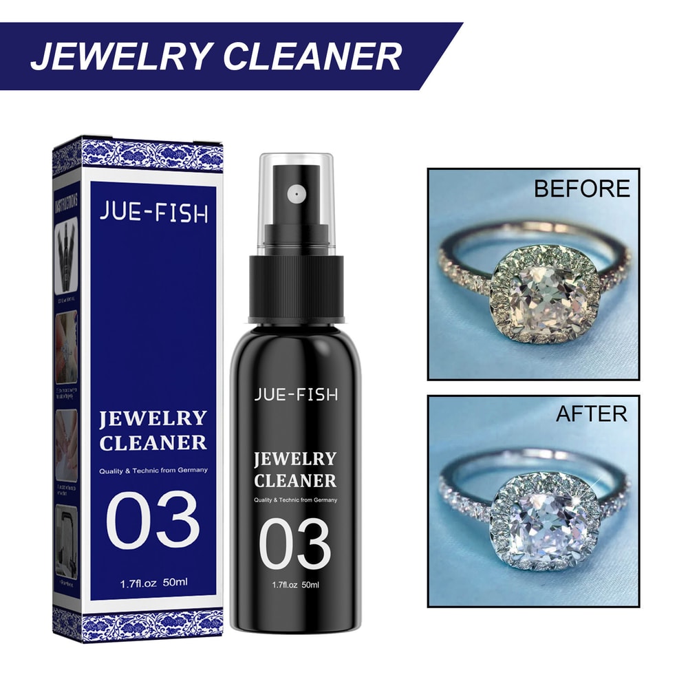 Professional Jewelry Cleaner Solution for Ultrasonic Machines Gold, Silver & Diamond Safe
