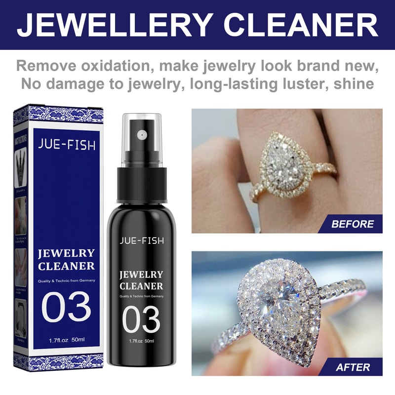 Professional Jewelry Cleaner Solution for Ultrasonic Machines Gold, Silver & Diamond Safe