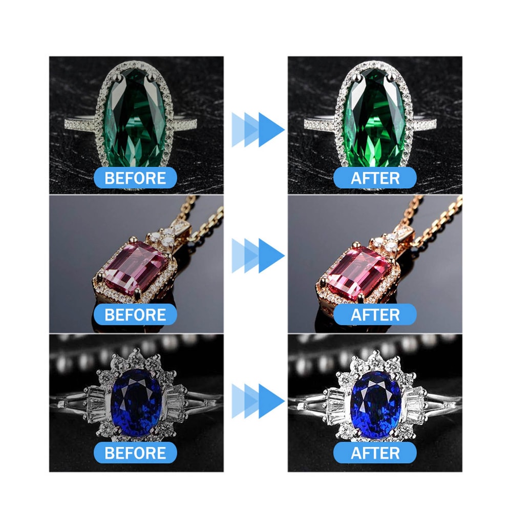 Professional Jewelry Cleaner Solution for Ultrasonic Machines Gold, Silver & Diamond Safe