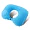 Inflatable Flocking Neck Pillow for Travel & Camping Comfort