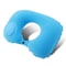 Inflatable Flocking Neck Pillow for Travel & Camping Comfort