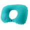 Inflatable Flocking Neck Pillow for Travel & Camping Comfort