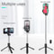 Portable Bluetooth Selfie Stick Tripod with Remote & Fill Light