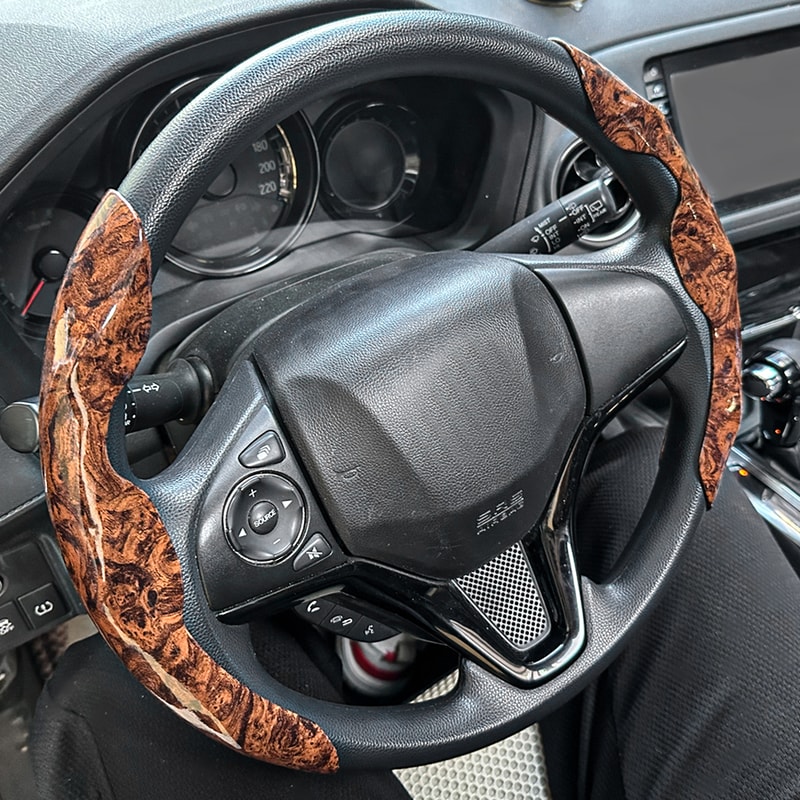 Premium Universal Car Steering Wheel Cover Anti Slip Carbon Fiber Steering Wheel Upgrade 4