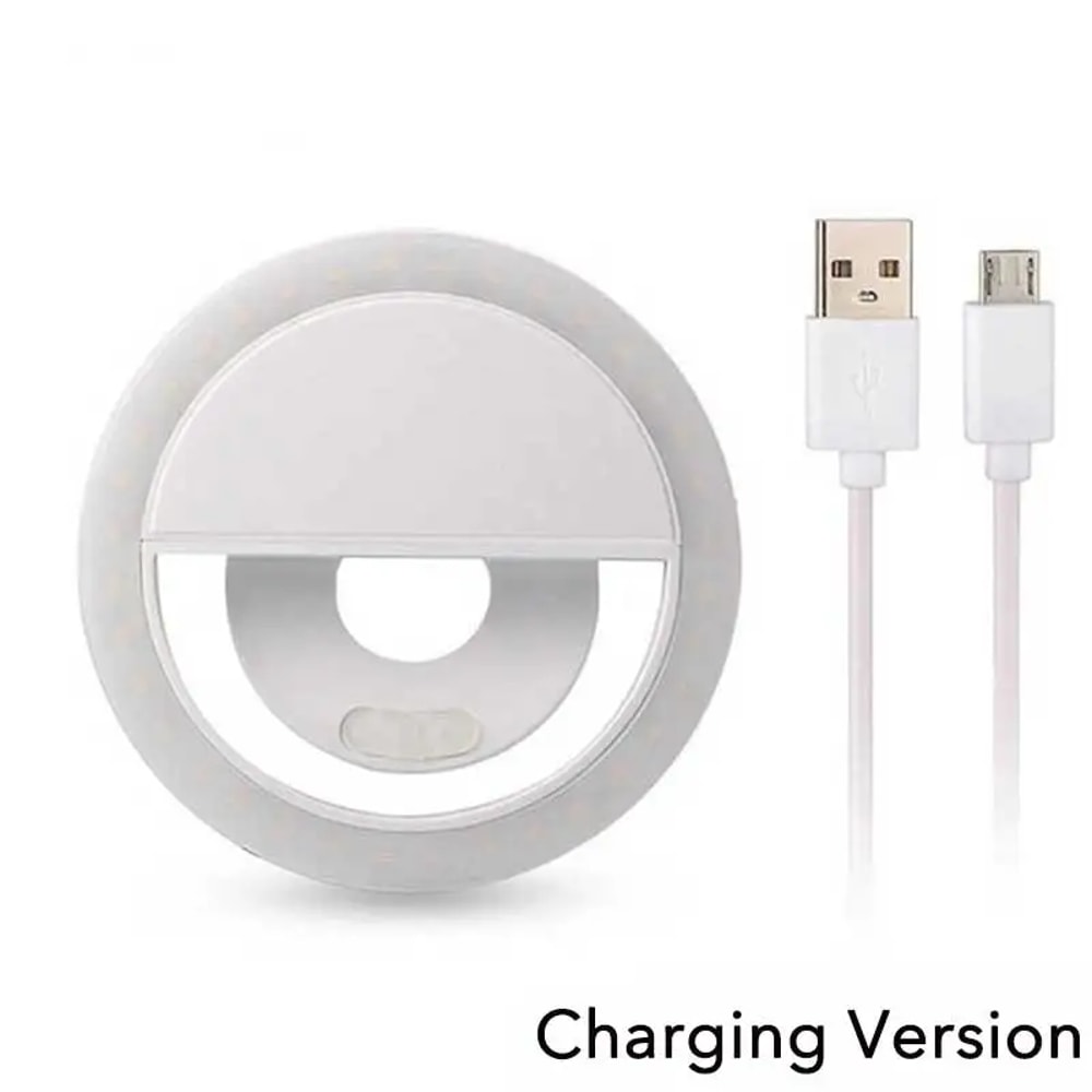 USB Clip On Selfie Ring Light For IPhone Samsung Xiaomi Portable LED Phone Lamp 6