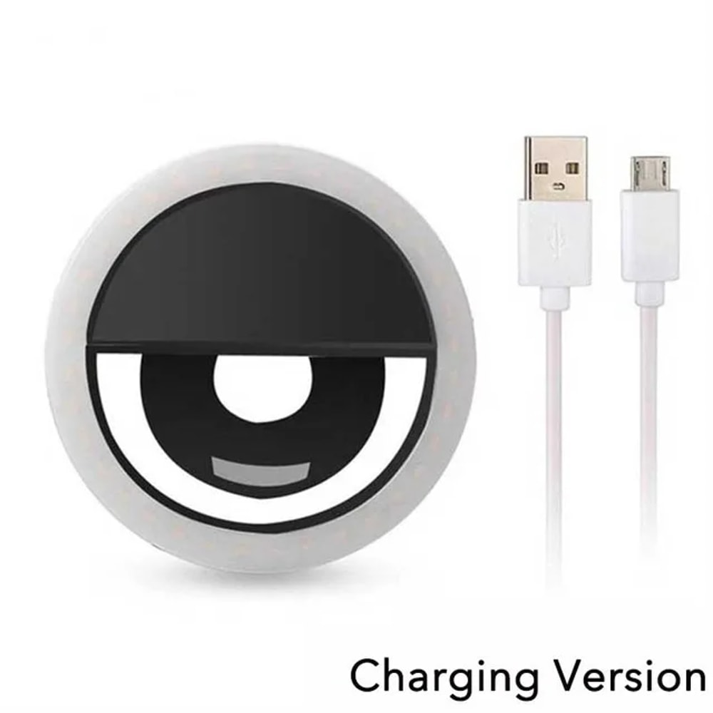 USB Clip On Selfie Ring Light For IPhone Samsung Xiaomi Portable LED Phone Lamp 7