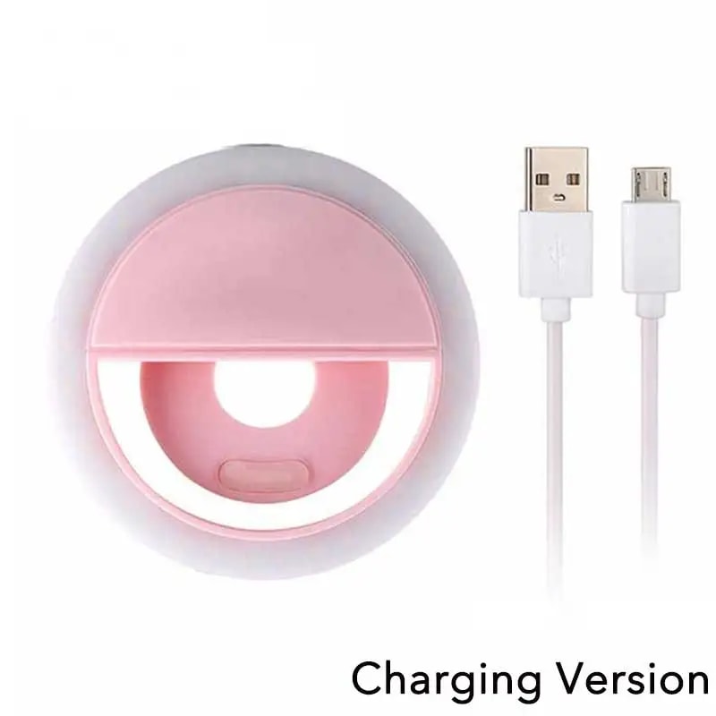 USB Clip On Selfie Ring Light For IPhone Samsung Xiaomi Portable LED Phone Lamp 8