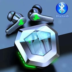 wireless bluetooth noise cancelling earbuds for gaming & music