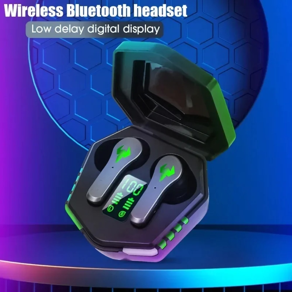 Wireless Bluetooth Noise Cancelling Earbuds for Gaming & Music
