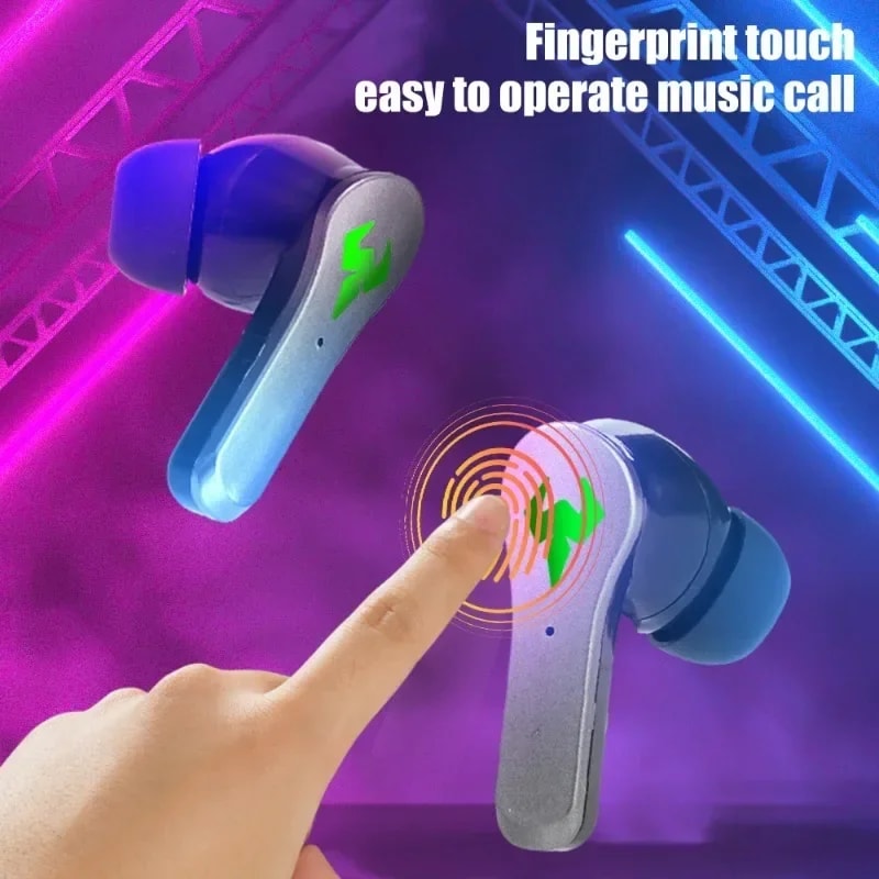 Wireless Bluetooth Noise Cancelling Earbuds for Gaming & Music