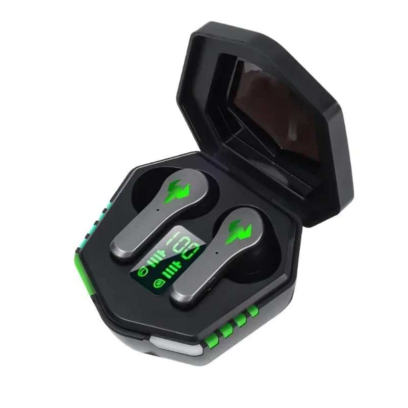 Wireless Bluetooth Noise Cancelling Earbuds for Gaming & Music