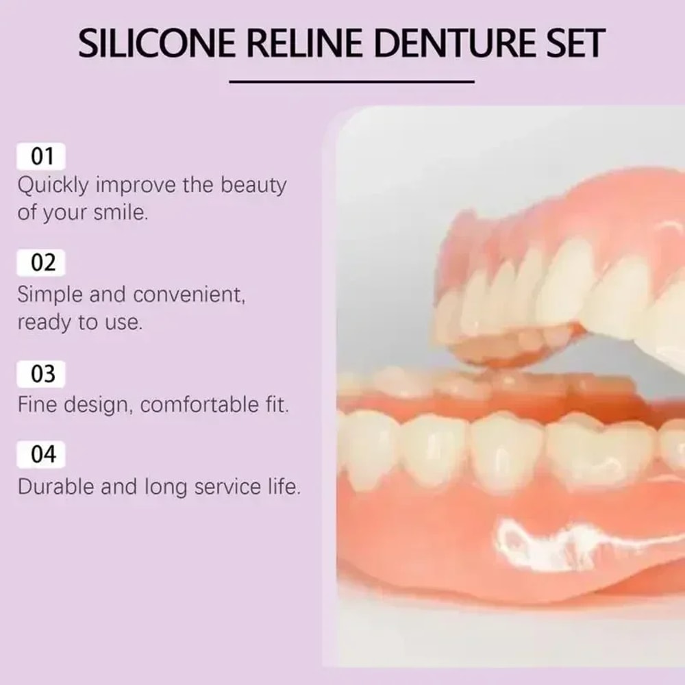 Temporary Silicone Denture Set For Whitening Orthodontic Care 2
