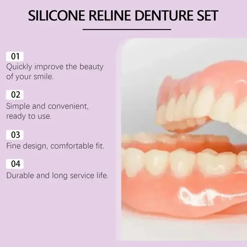 Temporary Silicone Denture Set For Whitening Orthodontic Care 2