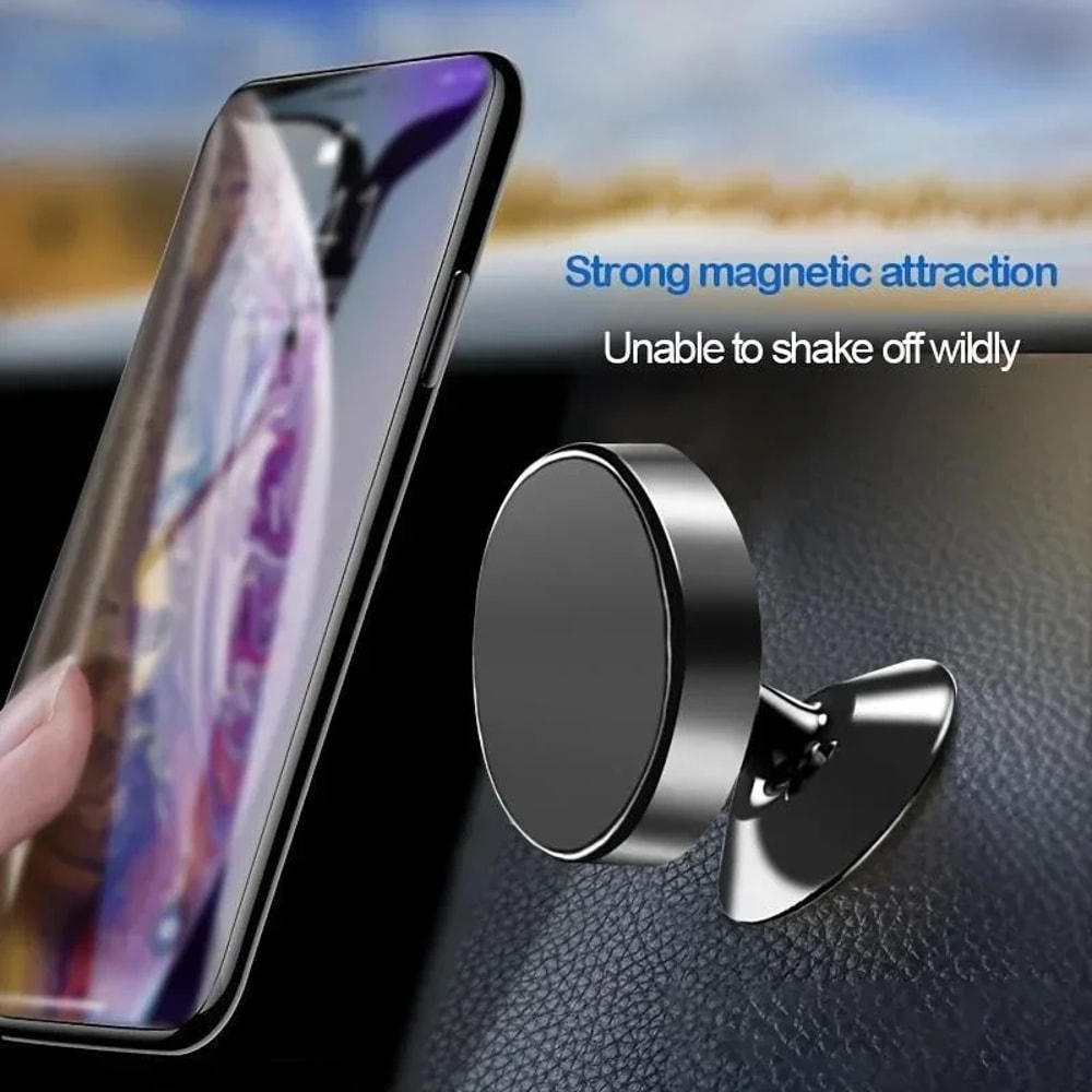 Universal Magnetic Car Phone Holder Rotating Mount for All Smartphones