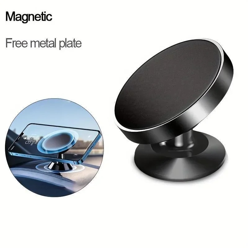 Universal Magnetic Car Phone Holder Rotating Mount for All Smartphones