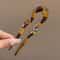 Elegant Tortoiseshell U Shaped Hair Fork Clip for Women Stylish Acetate Hair Pin