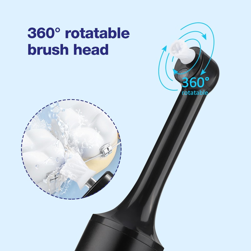 Smart Ultrasonic Tooth Cleaner With LED Portable Dental Plaque Remover USB Oral Care Tool 1
