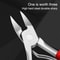 Precision Cuticle Scissors Stainless Steel Nail Care Tool for Clean Manicure Results