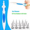 Spiral Ear Wax Removal Tool Silicone Cleaner with Reusable Tips for Safe Ear Hygiene