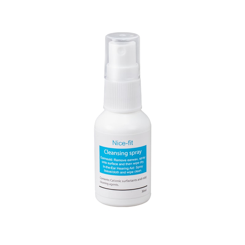 Nice Fit Hearing Aid Cleaning Spray Antibacterial Earmold Cleaner