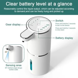smart touchless soap dispenser usb rechargeable automatic foam dispenser