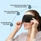 Sleep Mask Contoured Blackout Eye Mask for Deep Rest and Travel Comfort