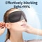 Sleep Mask Contoured Blackout Eye Mask for Deep Rest and Travel Comfort