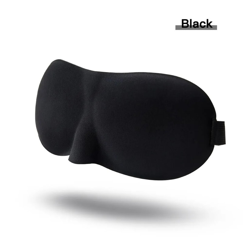 Sleep Mask Contoured Blackout Eye Mask for Deep Rest and Travel Comfort