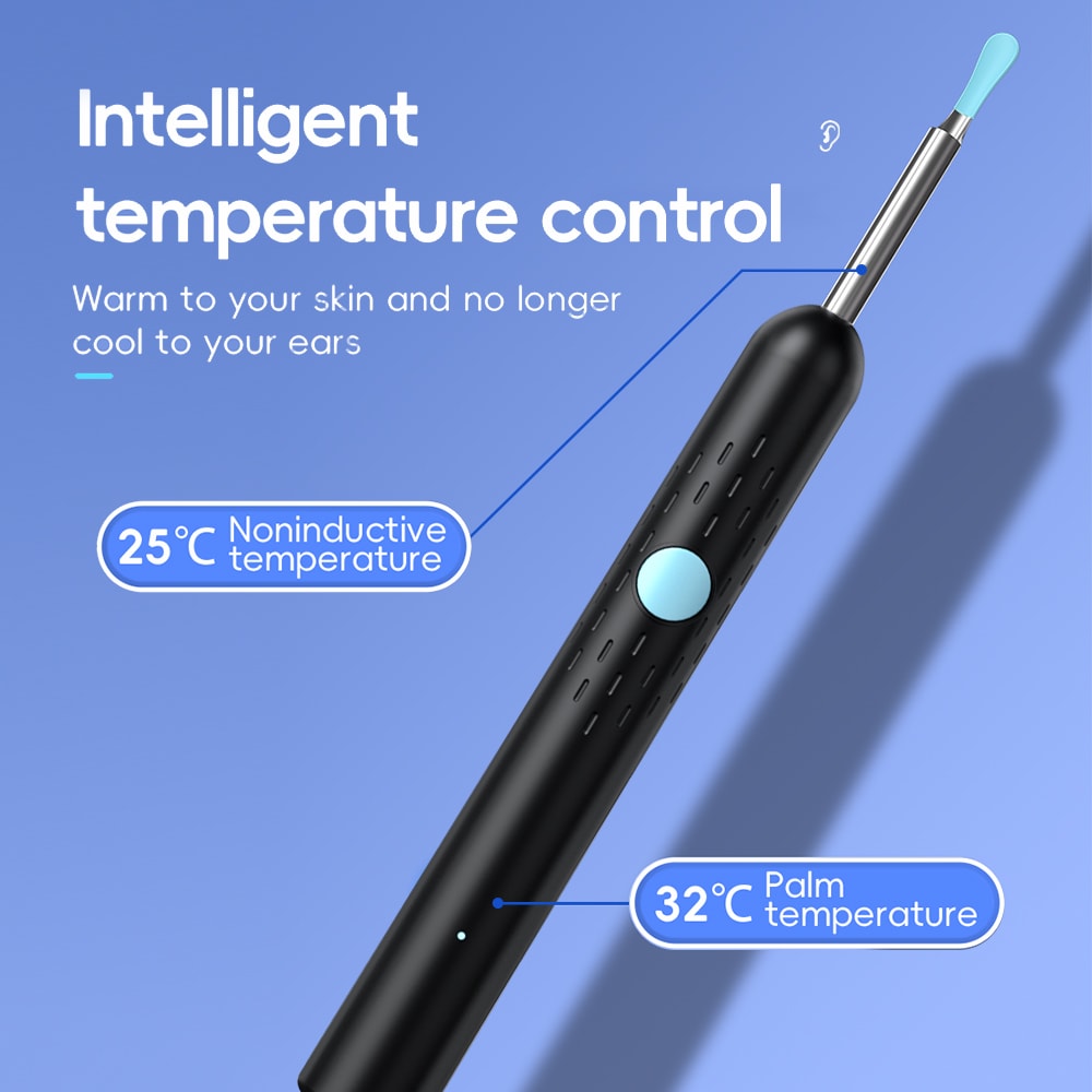HD Smart Ear Wax Removal Camera Kit with WiFi & LED Lights