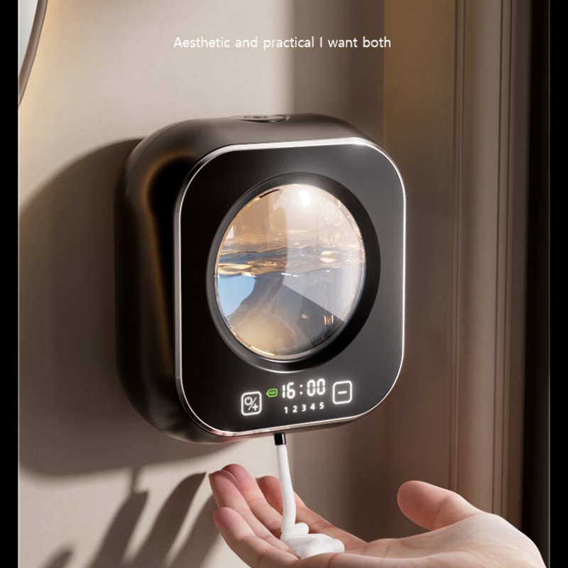 Wall Mounted Automatic Soap Dispenser Rechargeable Touchless Sensor Large Capacity 2