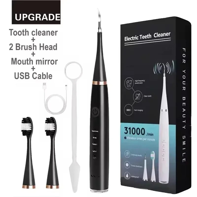High Intensity Sonic Electric Toothbrush with Teeth Whitening and Scaling Kit