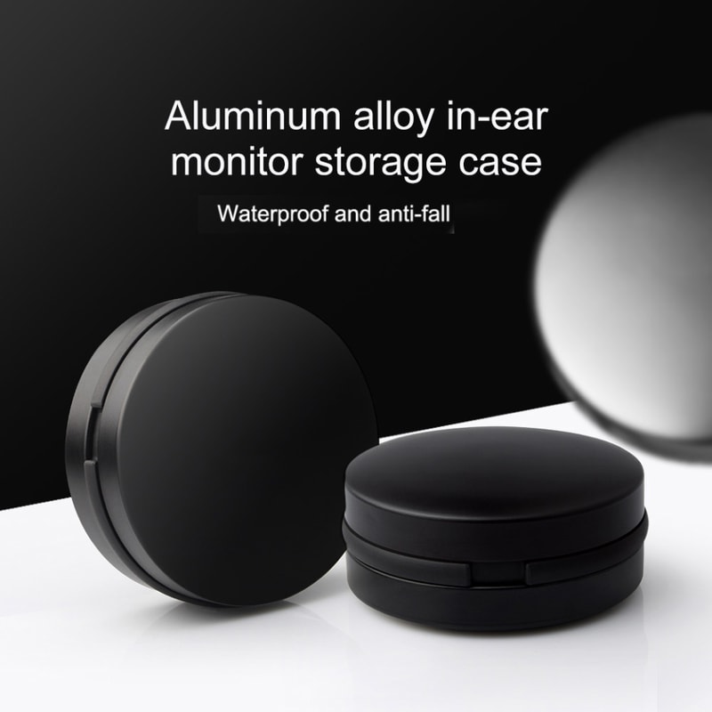 Universal Aluminum Earbuds Case Waterproof Hard Shell Portable Earphone Storage Box