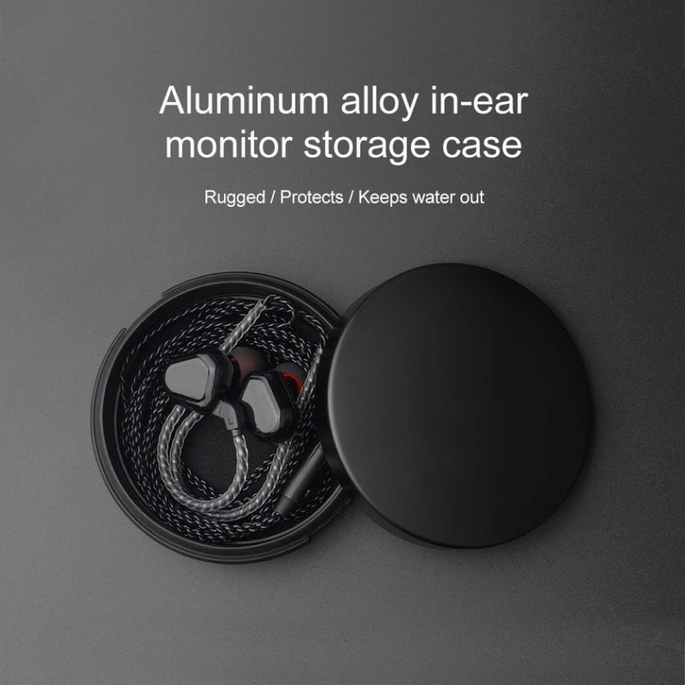 Universal Aluminum Earbuds Case Waterproof Hard Shell Portable Earphone Storage Box