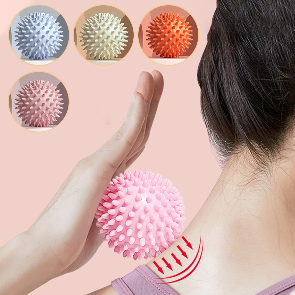 Hedgehog Spiky Massage Ball For Muscle Relief Fascia Therapy And Foot Pain Relaxation 1