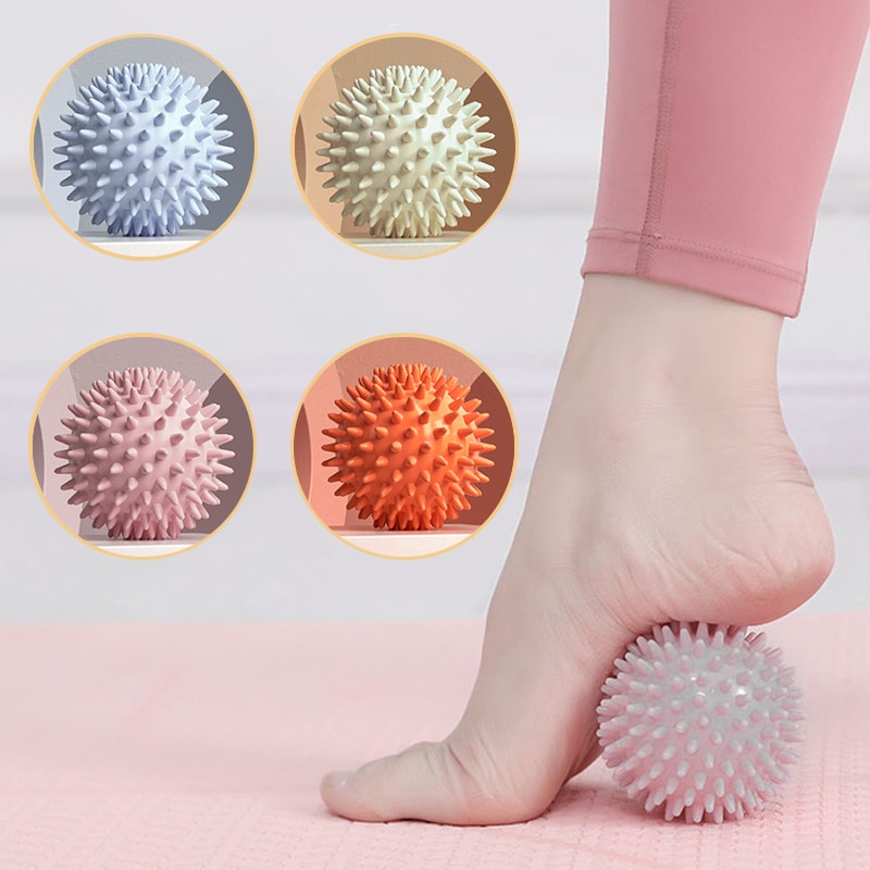 Hedgehog Spiky Massage Ball For Muscle Relief Fascia Therapy And Foot Pain Relaxation 2