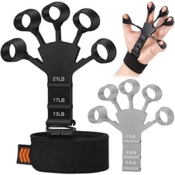 adjustable hand grip strengthener finger trainer for forearm workout and guitar practice