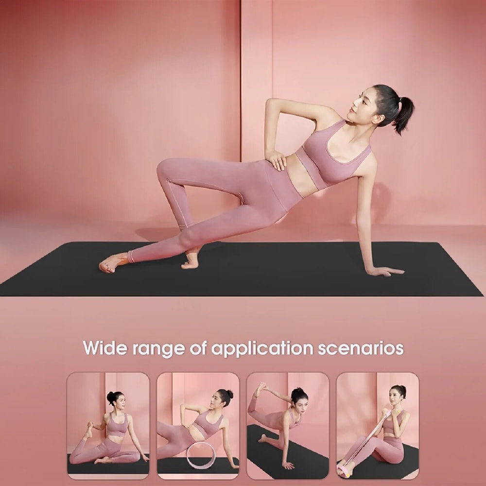 Non Slip EVA Yoga Mat Lightweight Exercise Mat For Home Workout Fitness 5