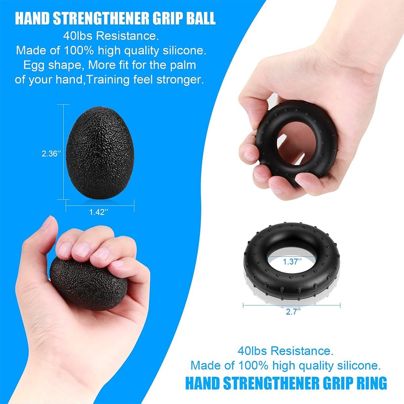 Adjustable Hand Gripper Strengthener Grip Trainer For Wrist And Finger Power 4