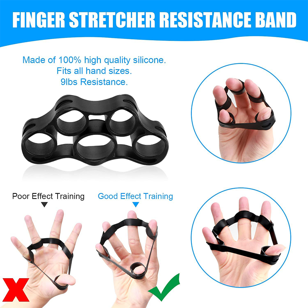 Adjustable Hand Gripper Strengthener Grip Trainer For Wrist And Finger Power 5