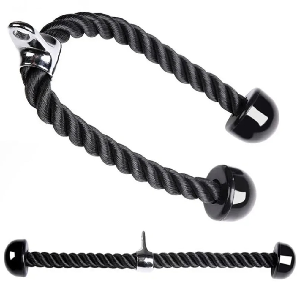 Heavy Duty Triceps Rope Cable Attachment for Gym Pulldown and Face Pull Workouts