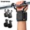 High Strength Weight Lifting Hooks With Wrist Wraps For Grip Support And Pull Ups 0