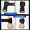 High Strength Weight Lifting Hooks With Wrist Wraps For Grip Support And Pull Ups 3
