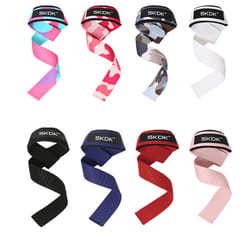 adjustable weightlifting wrist straps non slip grip support for strength training & gym lifting