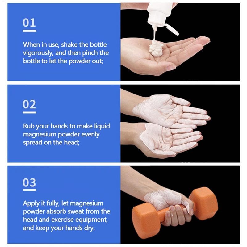 Liquid Magnesium Grip Chalk For Gym Rock Climbing Pole Dancing Sweat Resistant Hand Grip 5