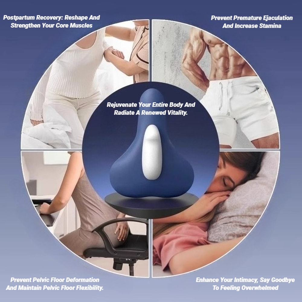 Electric Pelvic Floor Trainer Cushion For Men Kegel Muscle Strengthener 2